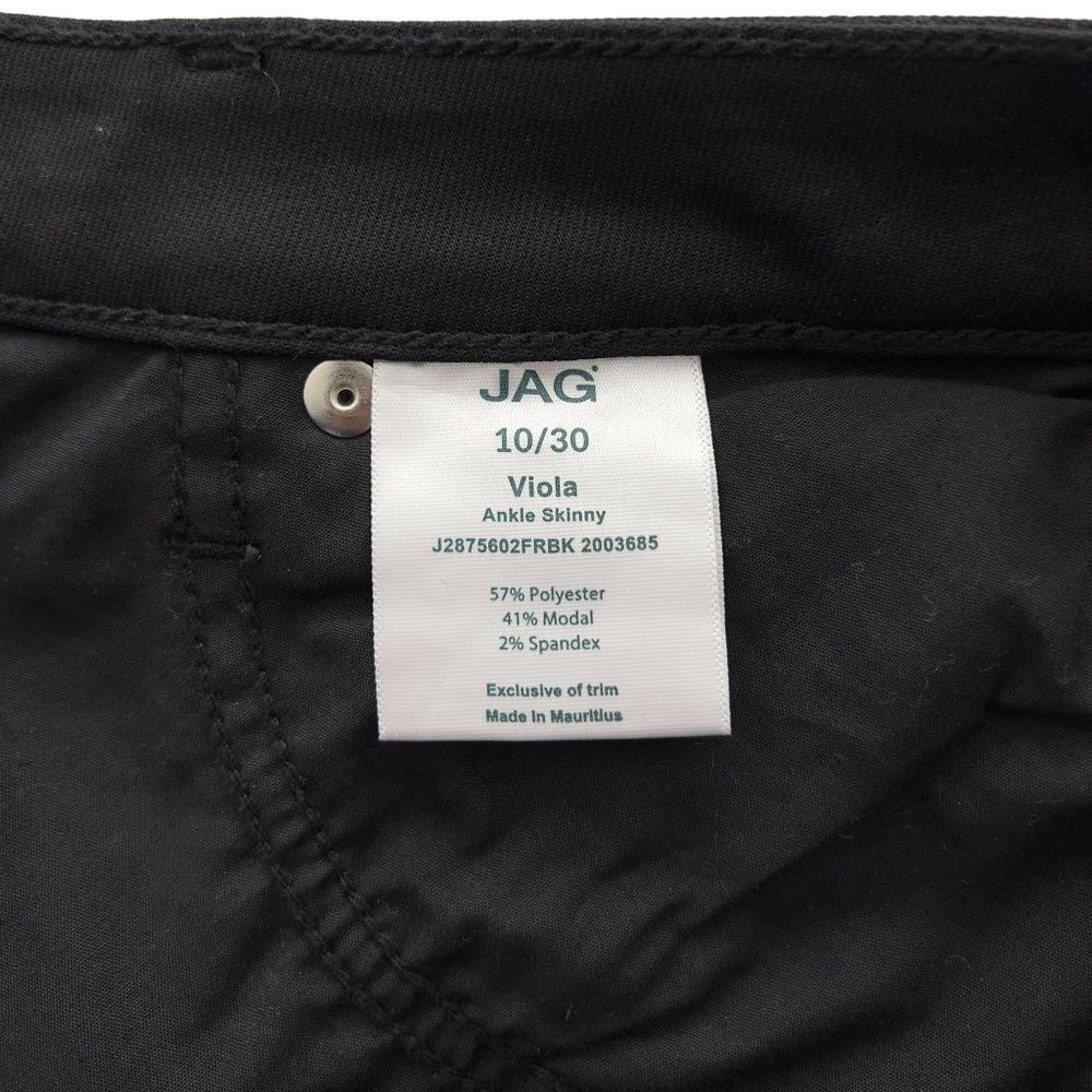 Jag Jeans Forever Black Viola High Rise Ankle Skinny Jeans Size 10/30 31x26 New - Picture 8 of 10